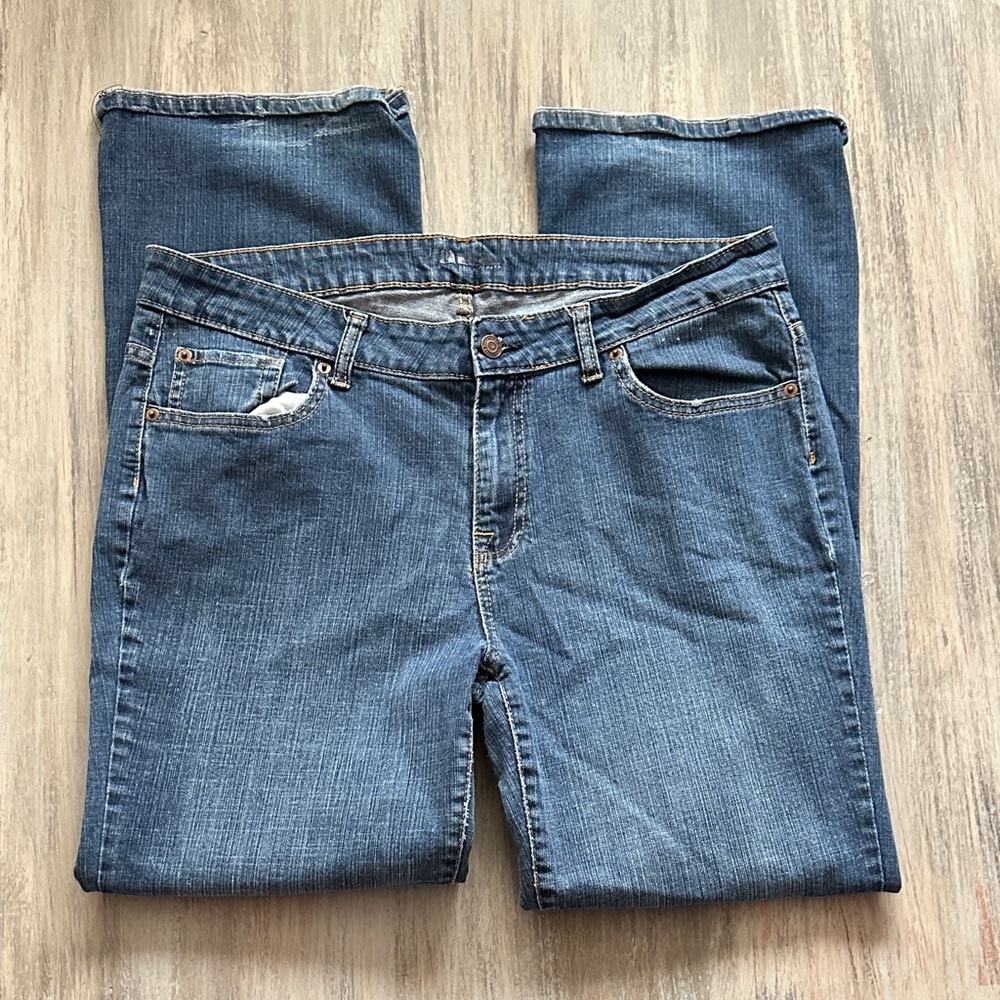 Bitten by Sarah Jessica Parker Straight Leg Blue Jeans 16R